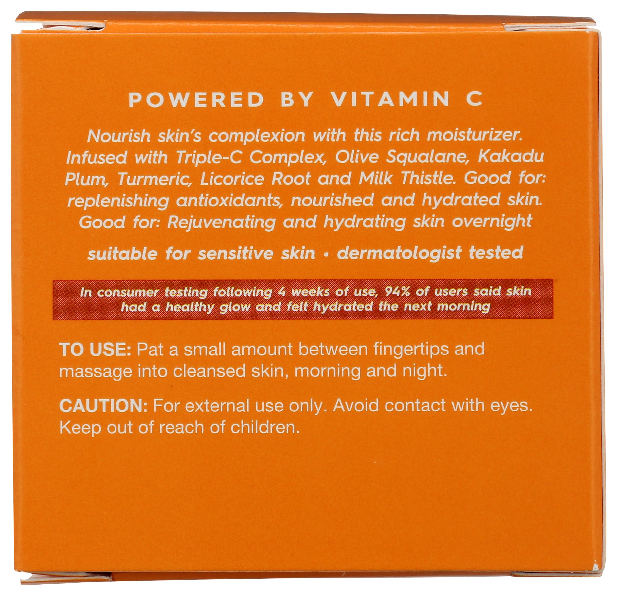 Avalon Organics close-up cream texture demonstrating rich hydration