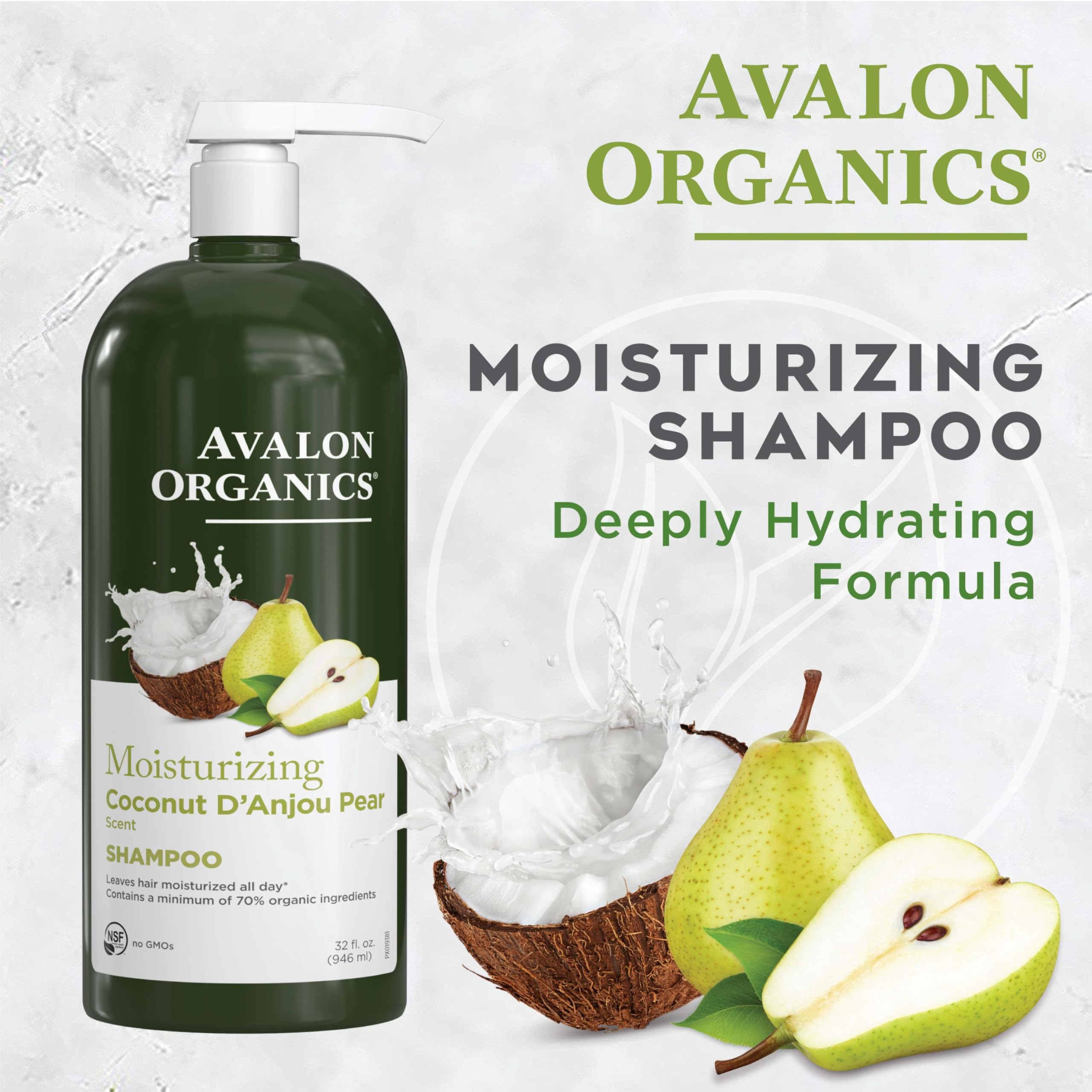 Avalon Organics vitamin E ingredient vial highlighting protective benefit