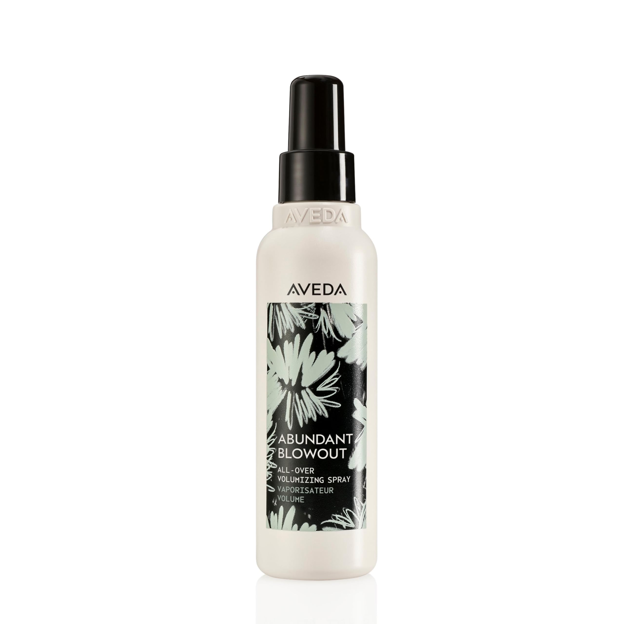 Aveda abundant blowout front packaging showing label and bottle benefit