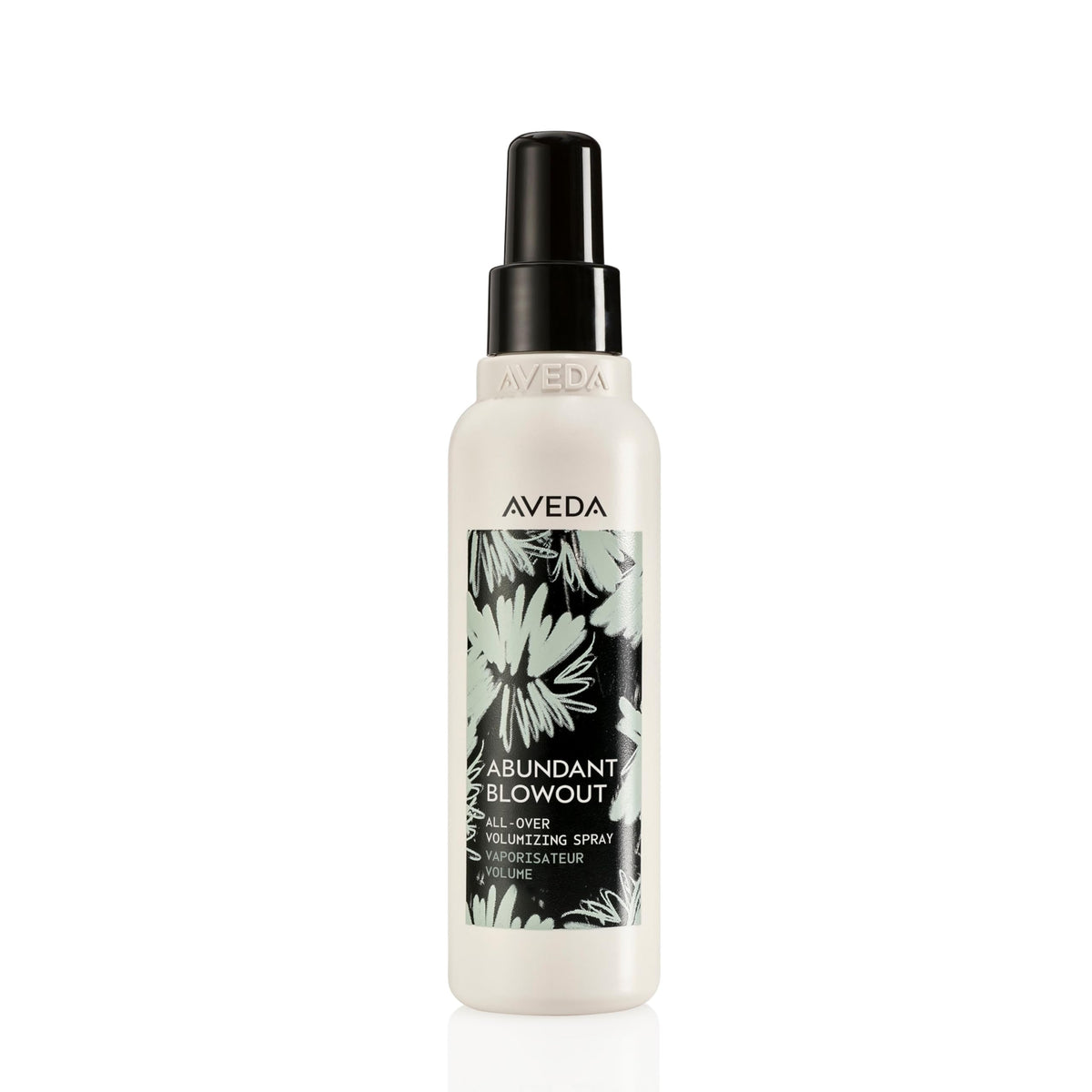 Aveda abundant blowout front packaging showing label and bottle benefit