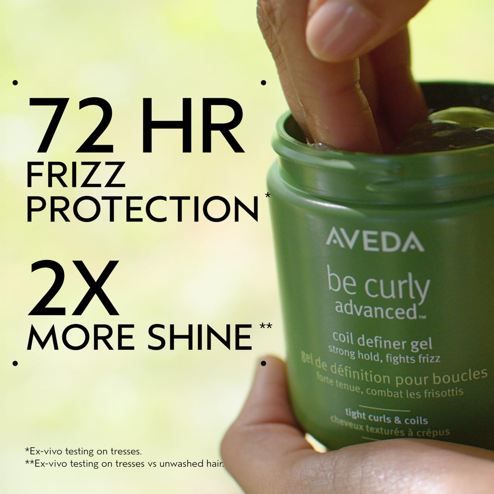 AVEDA gel dispensing from pump illustrating easy controlled application