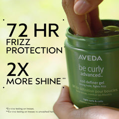 AVEDA gel dispensing from pump illustrating easy controlled application