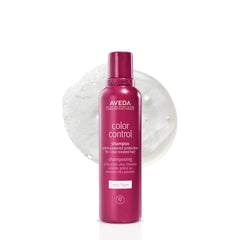 aveda front packaging showing bottle and clean design for color protection