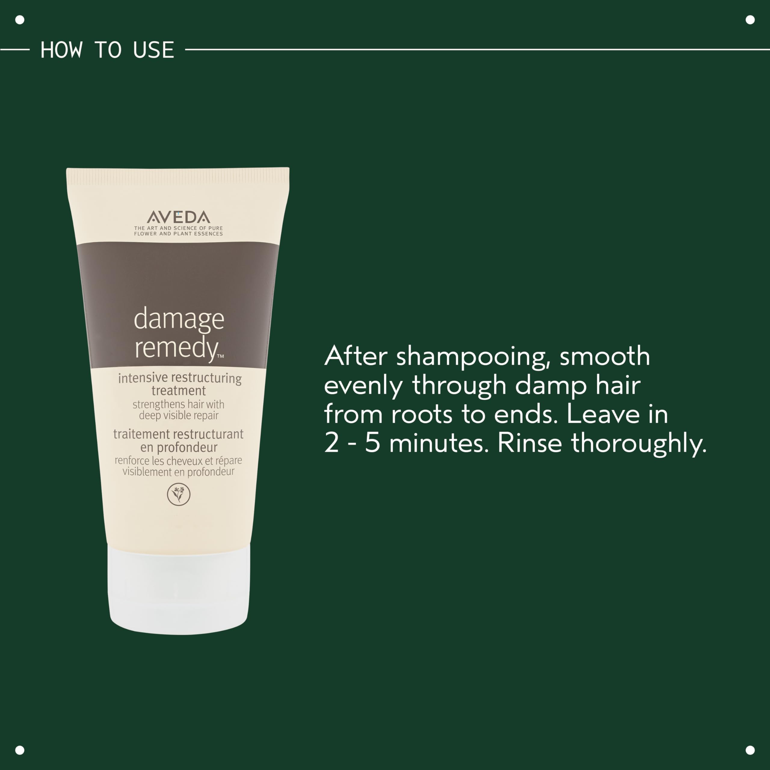 AVEDA ingredients label with quinoa protein and organic oils listed