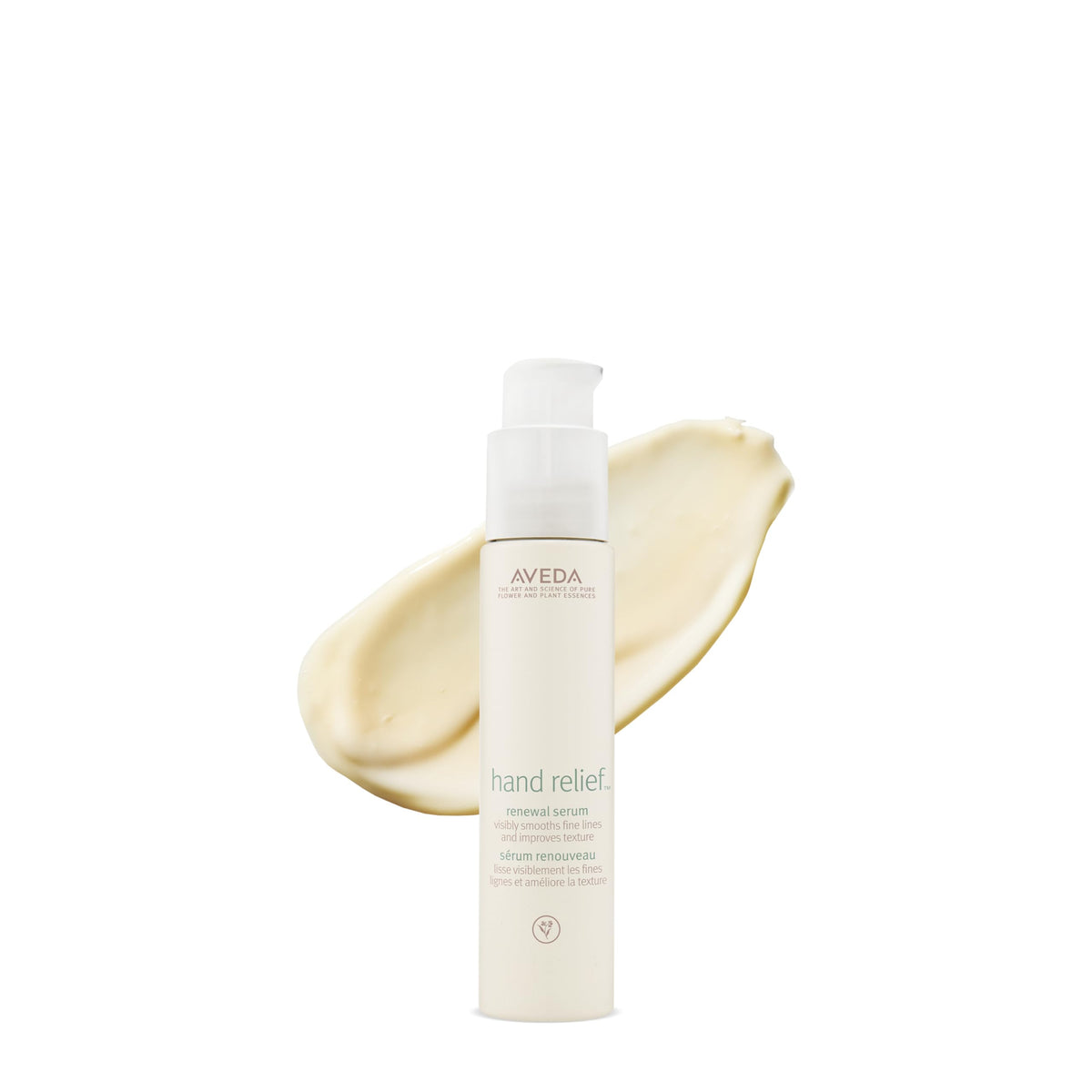 AVEDA front bottle showing product identity and clean design benefits clarity