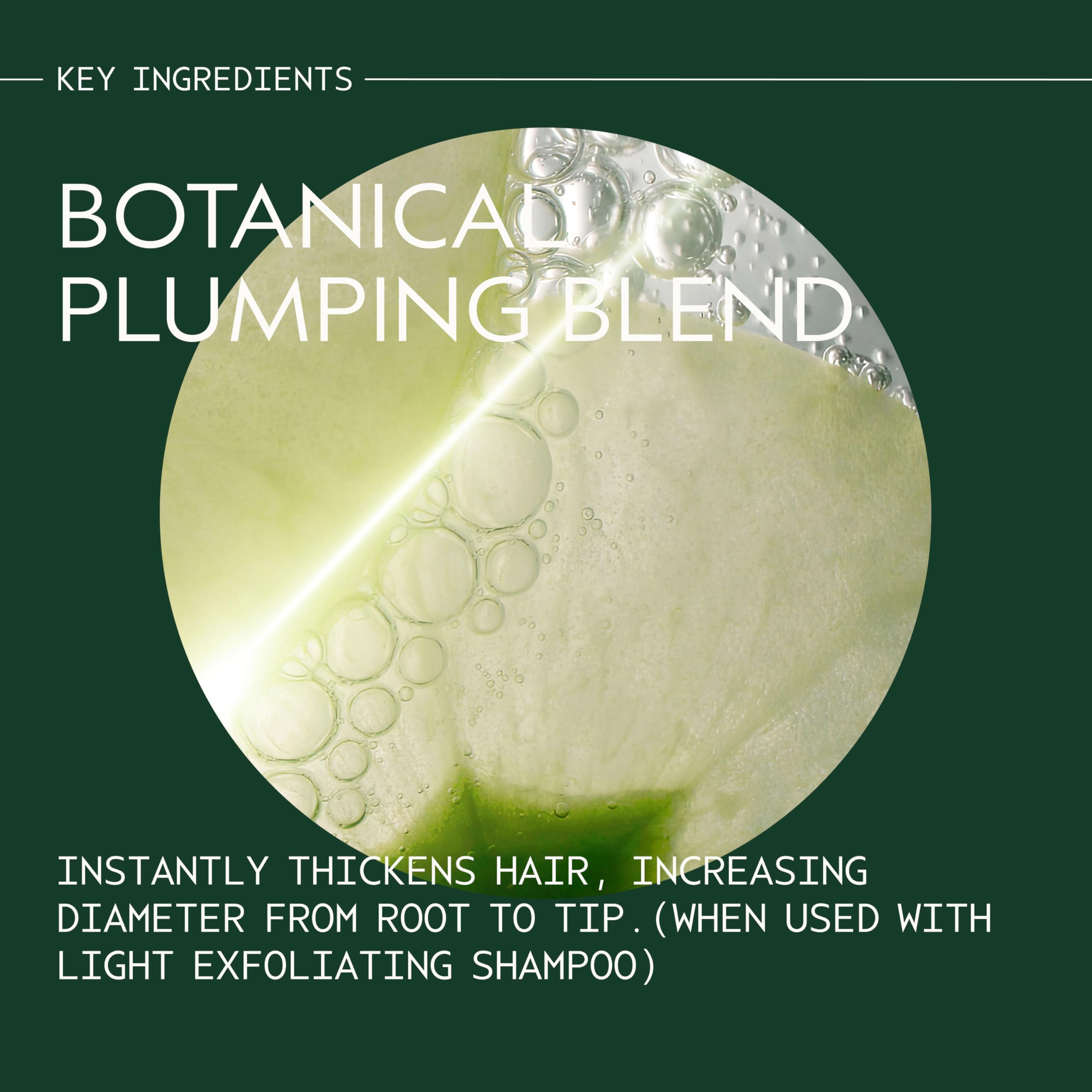 AVEDA creamy conditioner texture close-up indicating lightweight detangling benefit