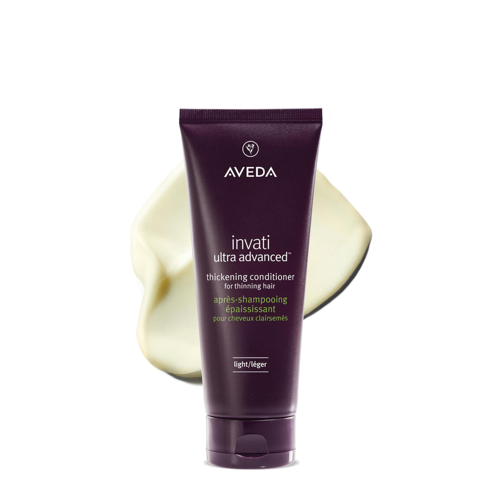 AVEDA front packaging of thickening conditioner light showing brand and volume benefits
