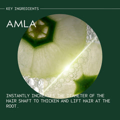 AVEDA foam on hand demonstrating easy emulsification benefit