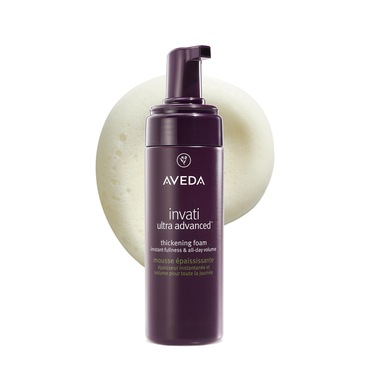 AVEDA front packaging showing product and benefits