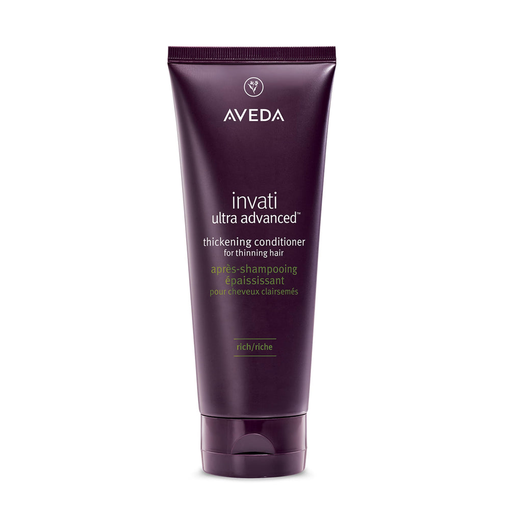 AVEDA front packaging showing rich thickening conditioner benefits