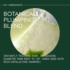 AVEDA creamy conditioner texture close-up for instant thickening