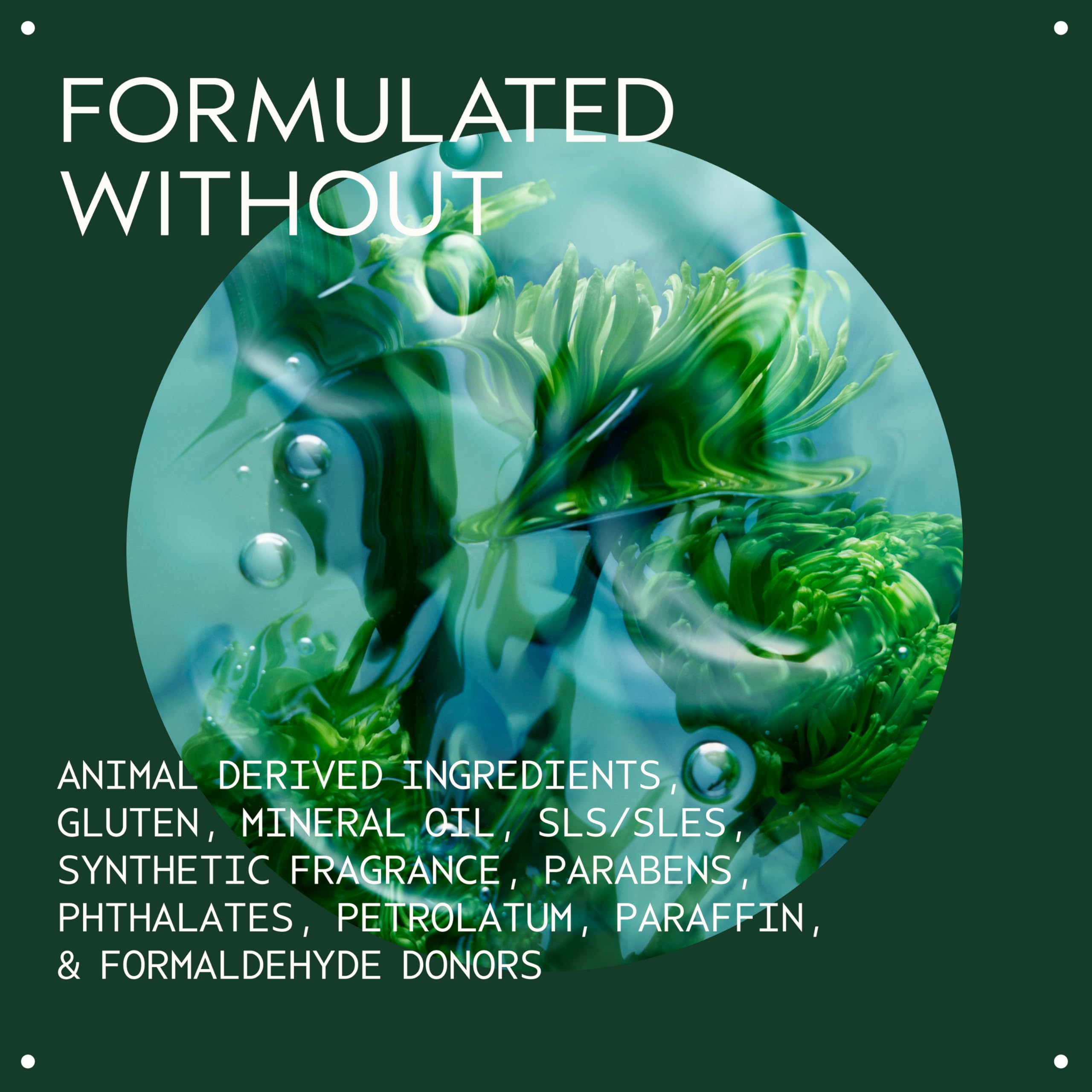 AVEDA grooming cream in hand being worked between palms for easy application benefit