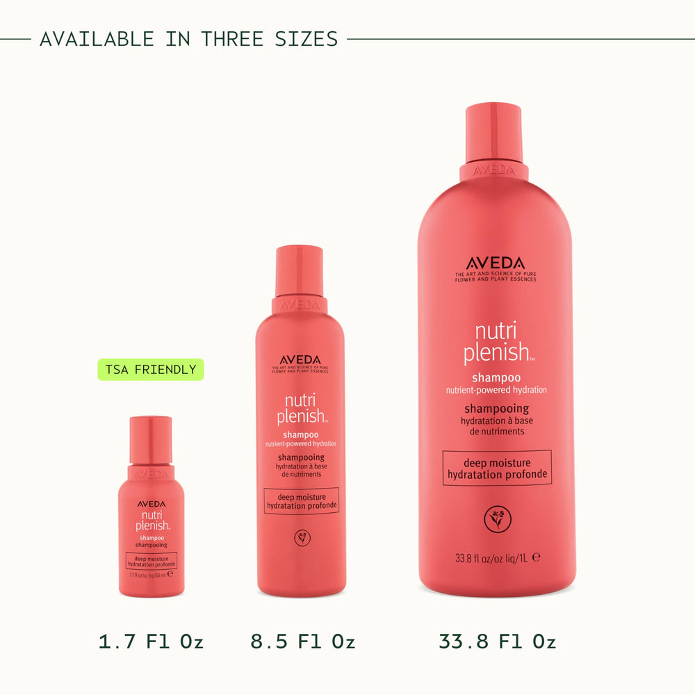 AVEDA shampoo in a serene bathroom setting for a calming routine