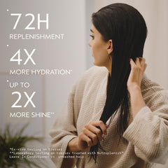 AVEDA Nutriplenish fine mist close-up highlighting lightweight texture