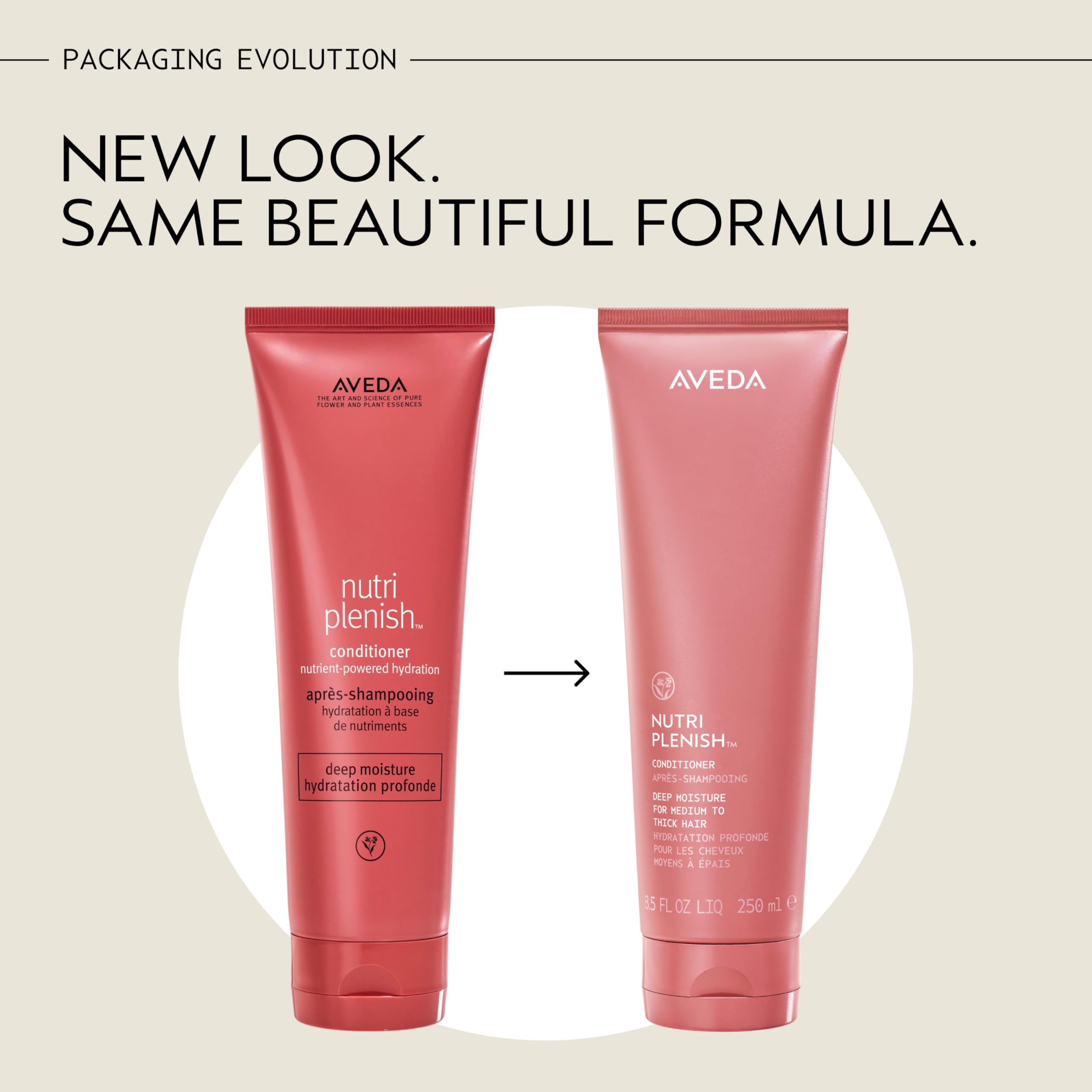 AVEDA close-up pump dispensing conditioner for easy controlled application