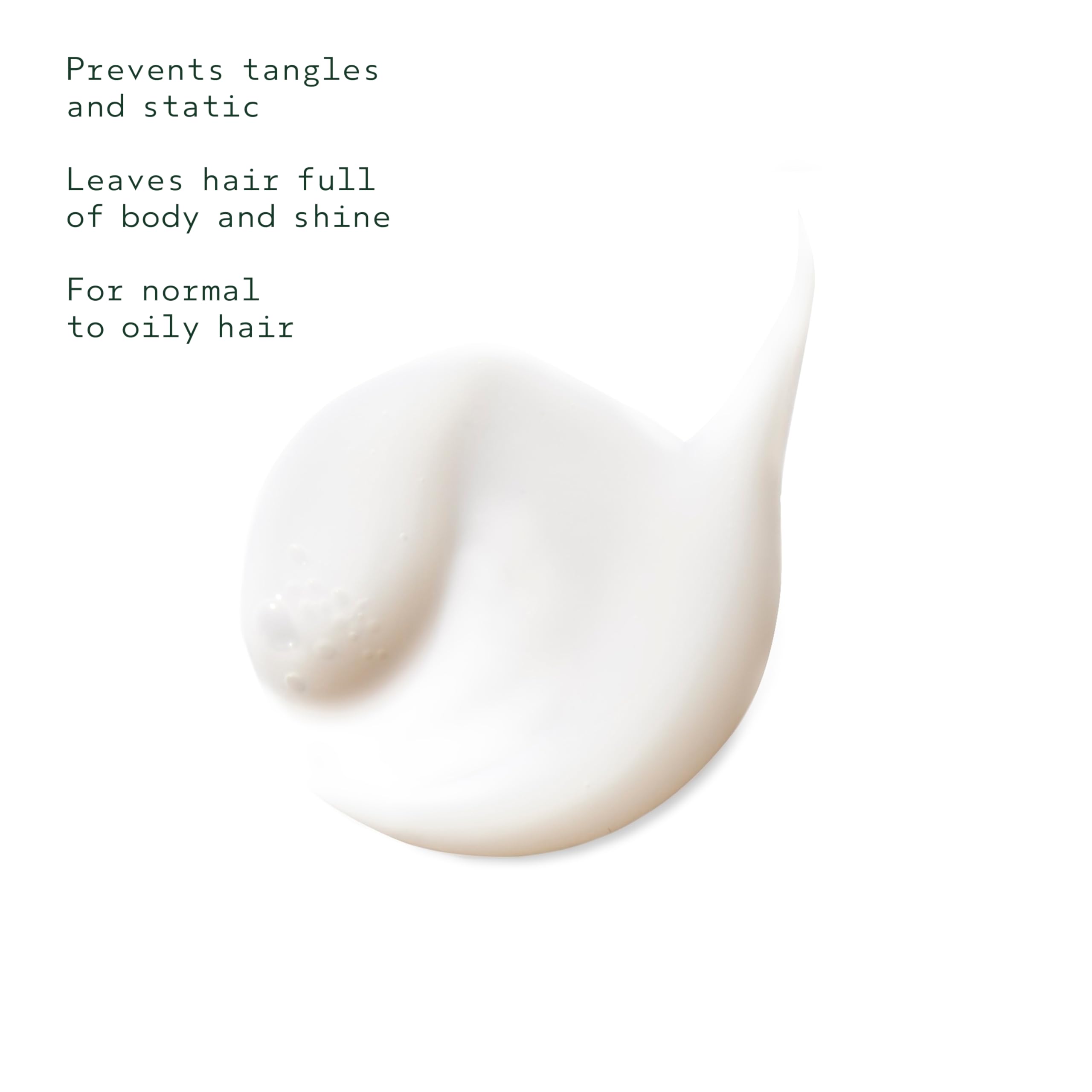 Aveda cap and nozzle detail showing design benefit: mess-free application