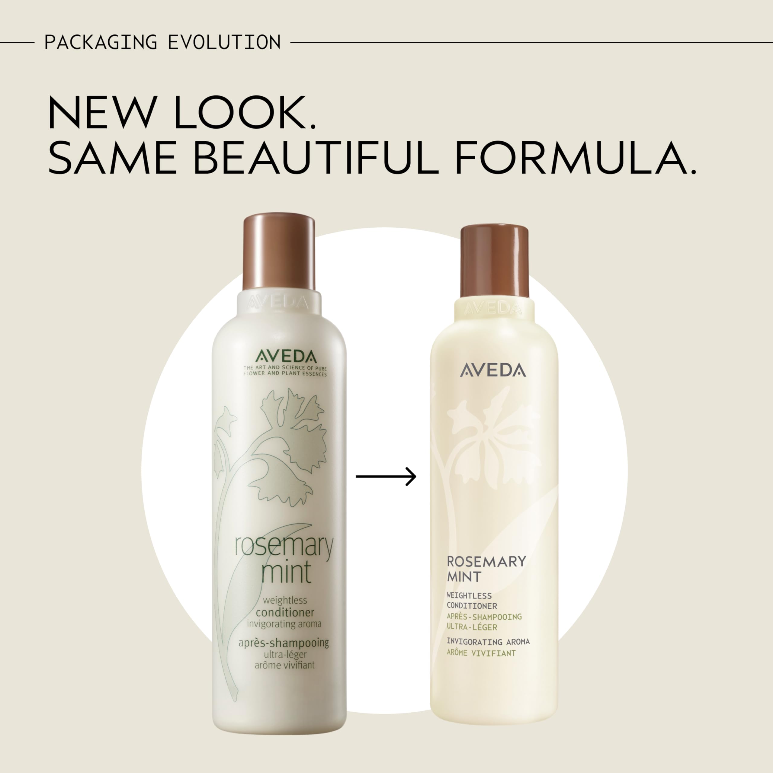 Aveda close-up of conditioner texture showing lightweight cream benefit: easy detangling