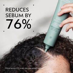 AVEDA gel texture close-up showing smooth exfoliating gel benefit