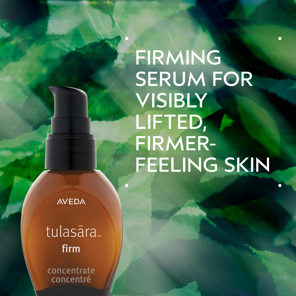 Aveda pump closeup dispensing serum for precise, low-waste application