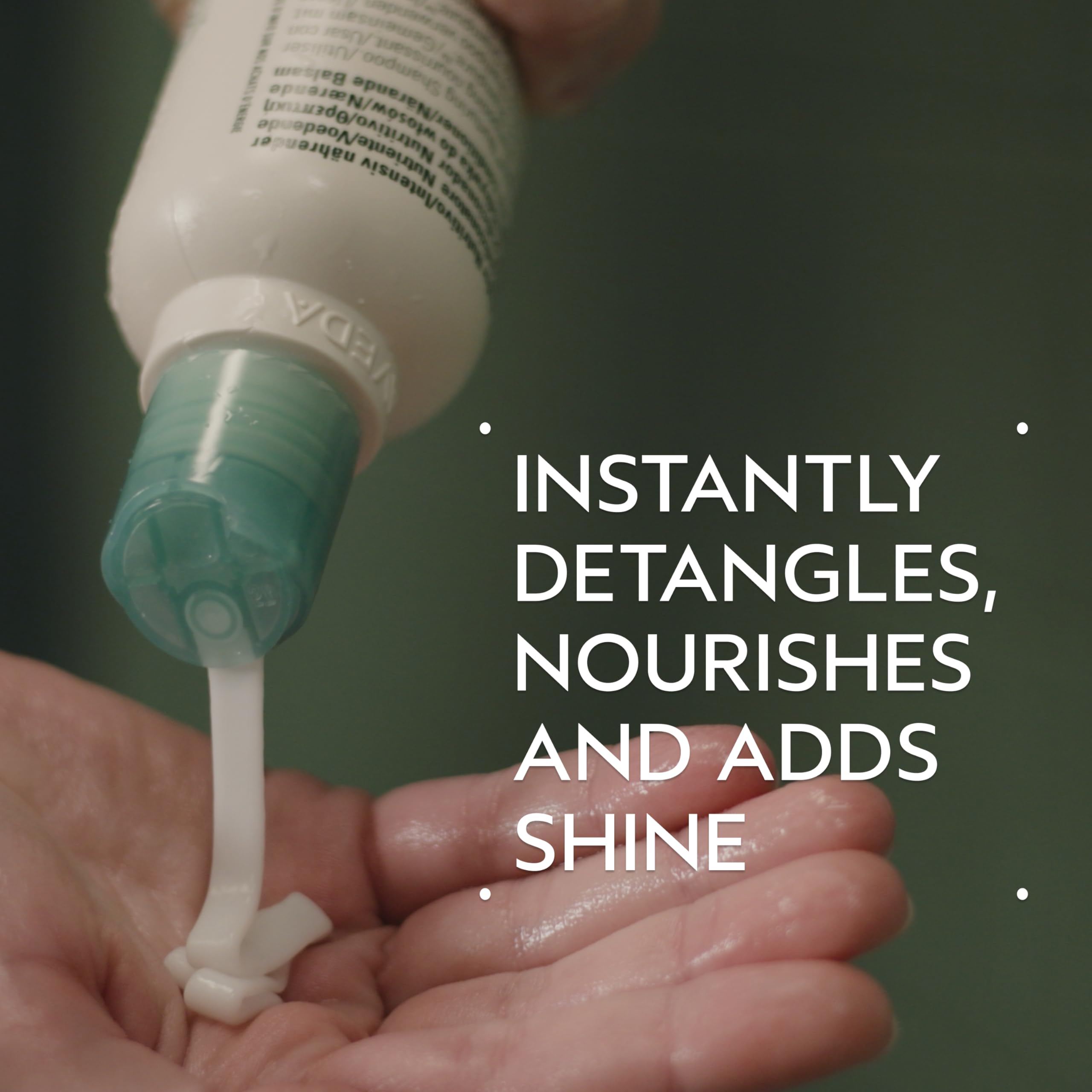 AVEDA Shampure pump dispensing creamy texture for easy application