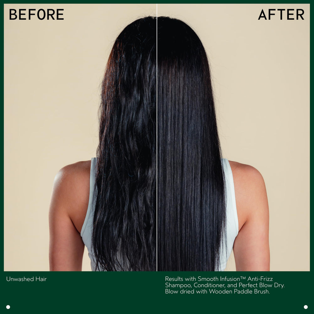 AVEDA shampoo and conditioner pairing illustrating combined routine for frizz control