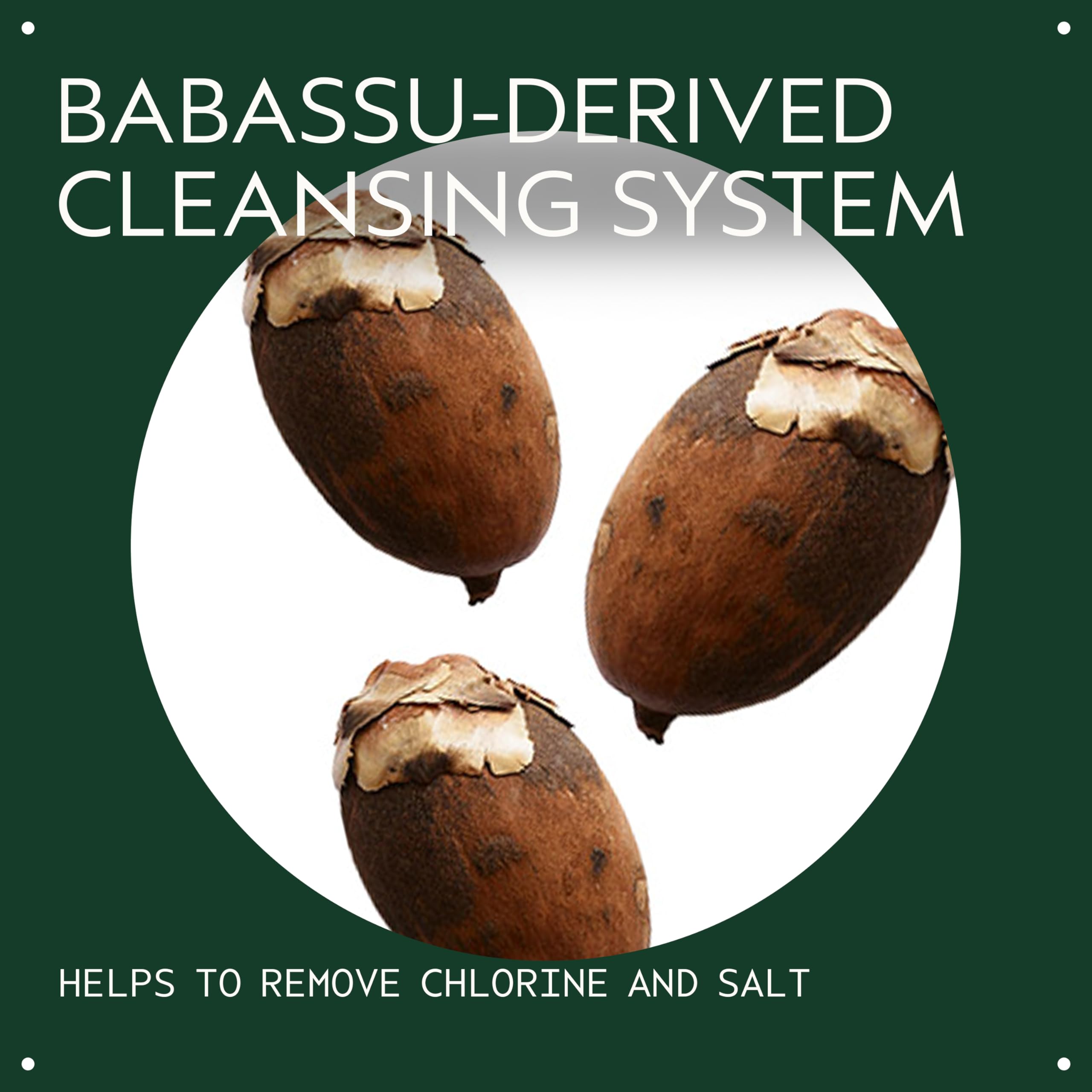 AVEDA ingredient close-up highlighting coconut and sunflower oil for hydration