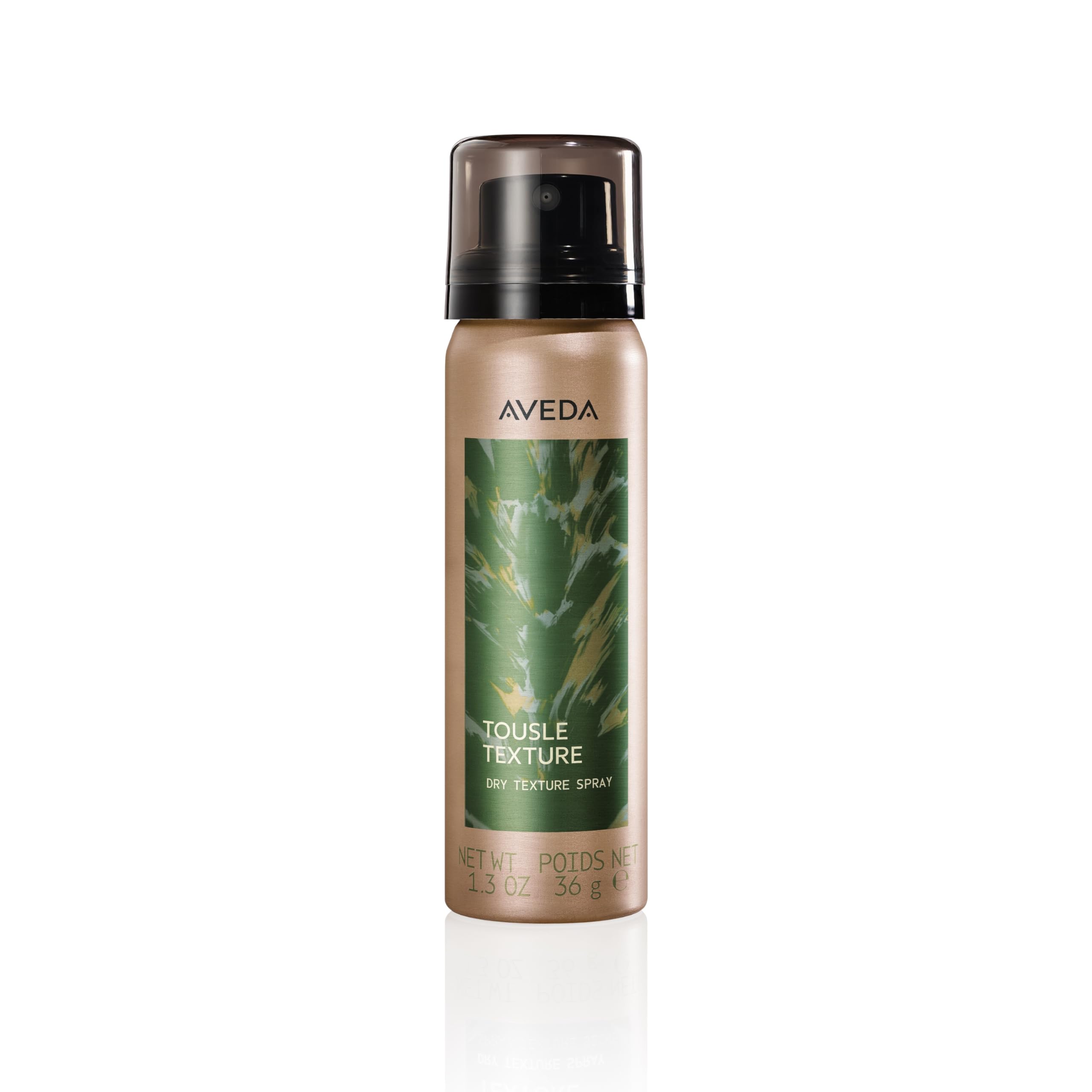 AVEDA Tousle Texture front packaging shows brand and product benefits