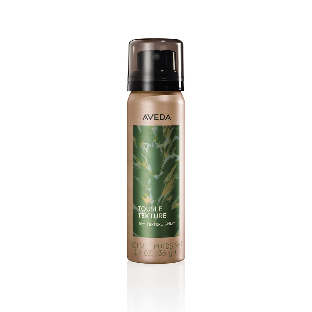 AVEDA Tousle Texture front packaging shows brand and product benefits