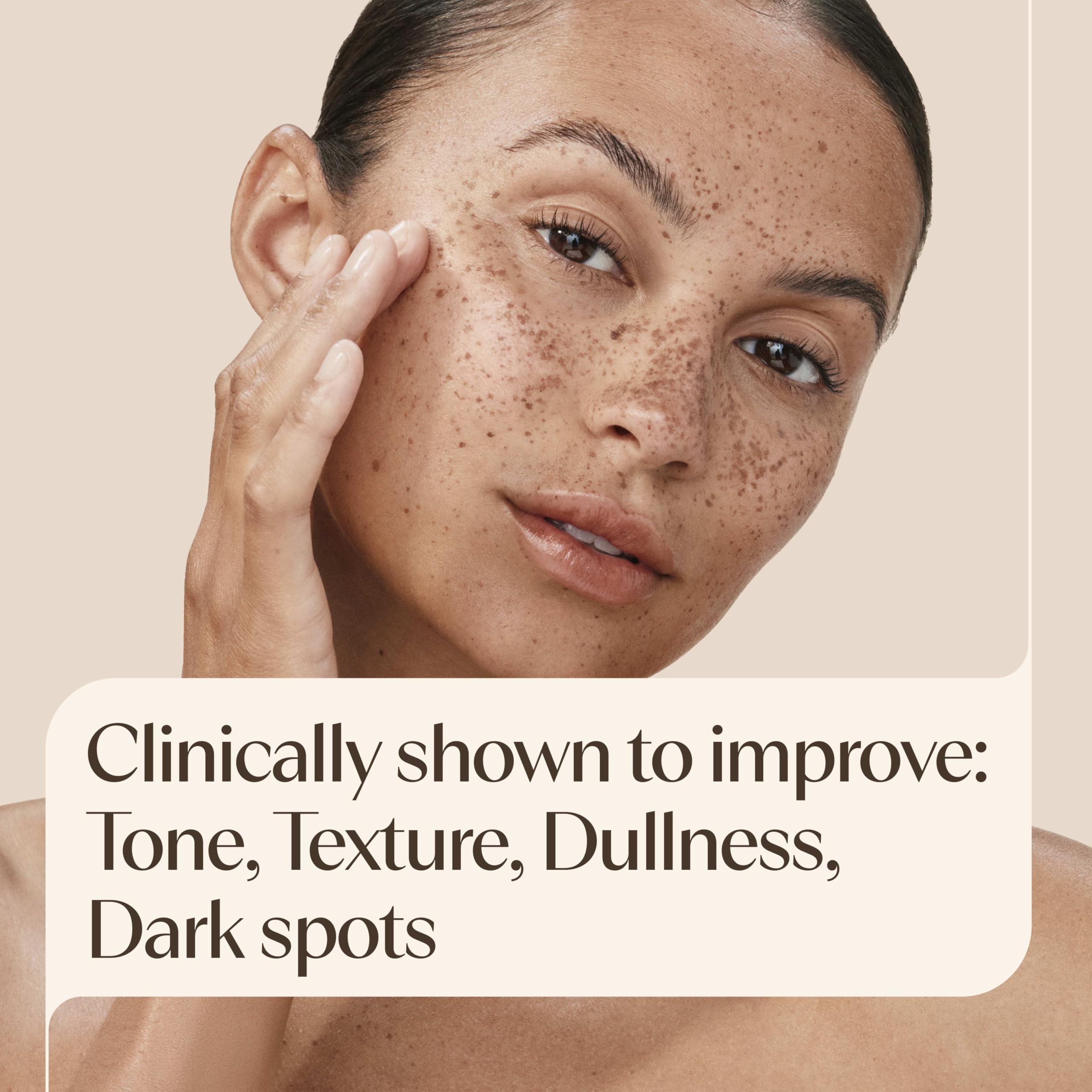 Aveeno close-up of soy complex highlighting tone-evening benefit