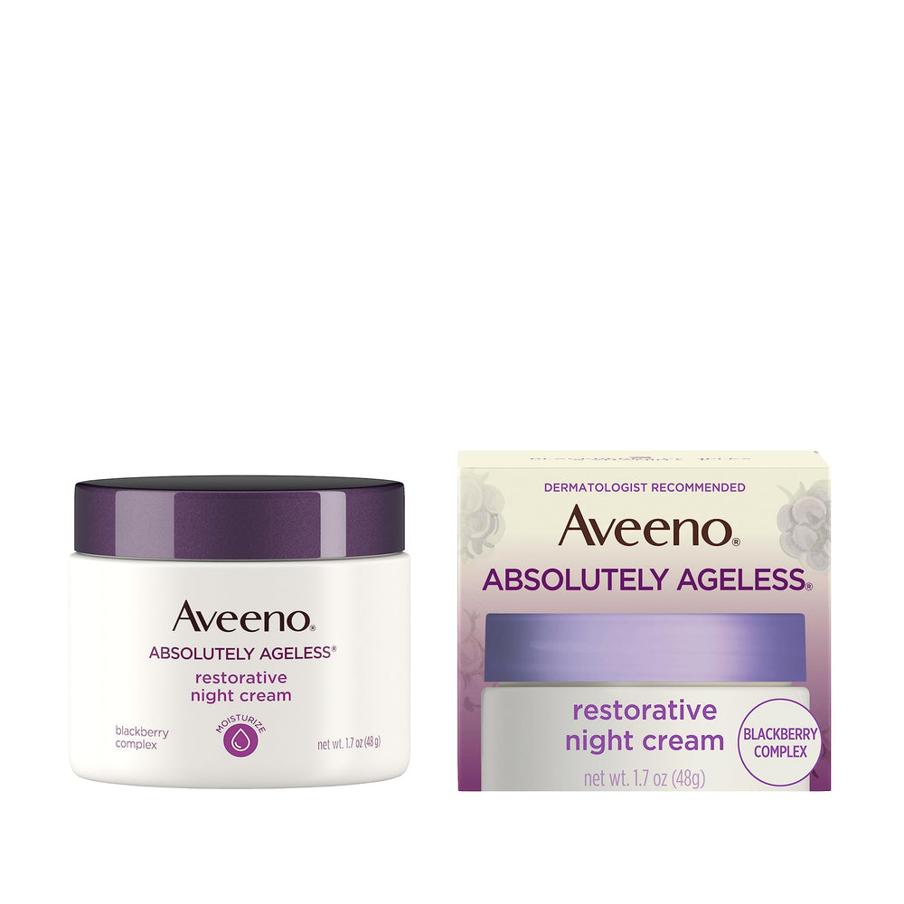 opened aveeno jar with visible cream showing easy fingertip scoopability