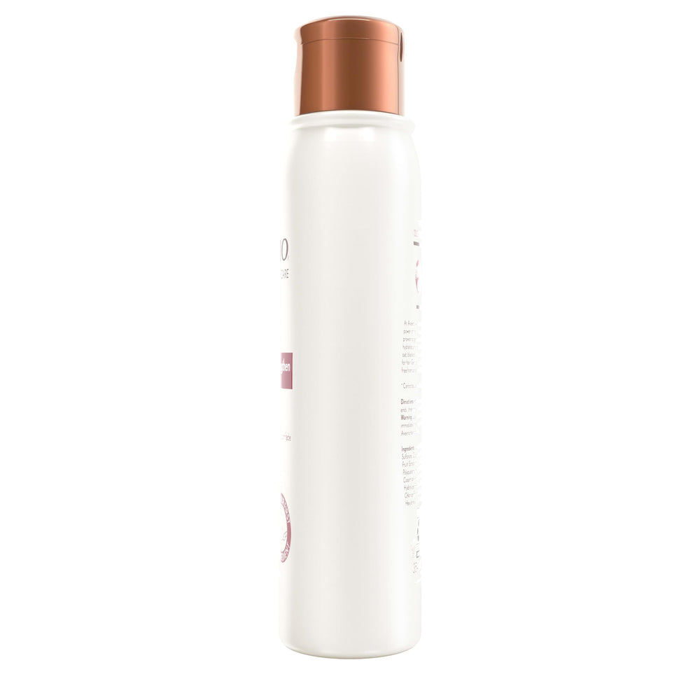 Aveeno held in hand to show 12 fl oz size for convenient storage