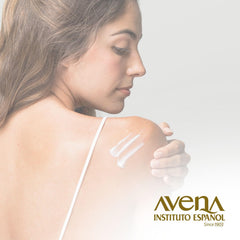 Avena Instituto Espanol ingredient label detail highlighting collagen and snail extract benefits