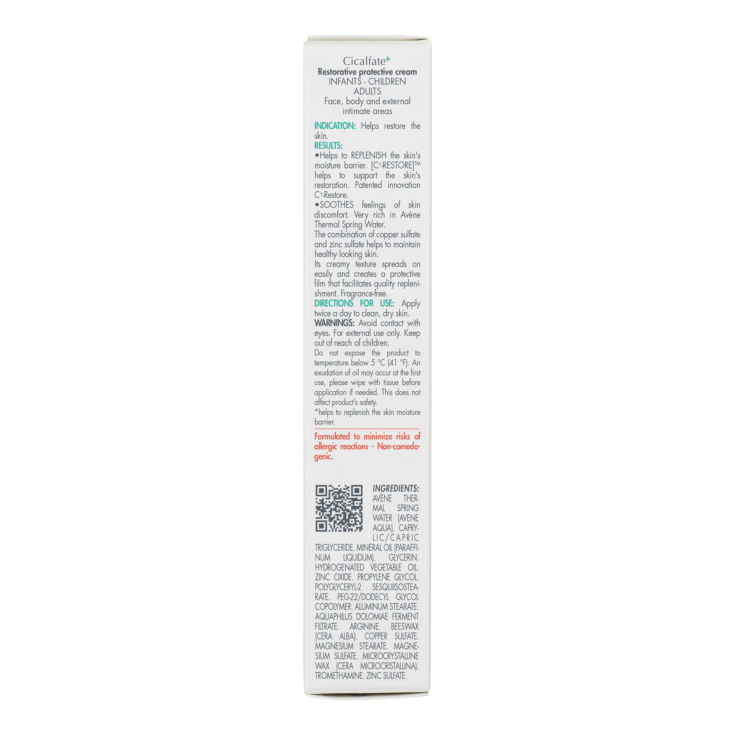 Avène Cicalfate+ tube on bathroom counter as part of a sensitive-skin routine