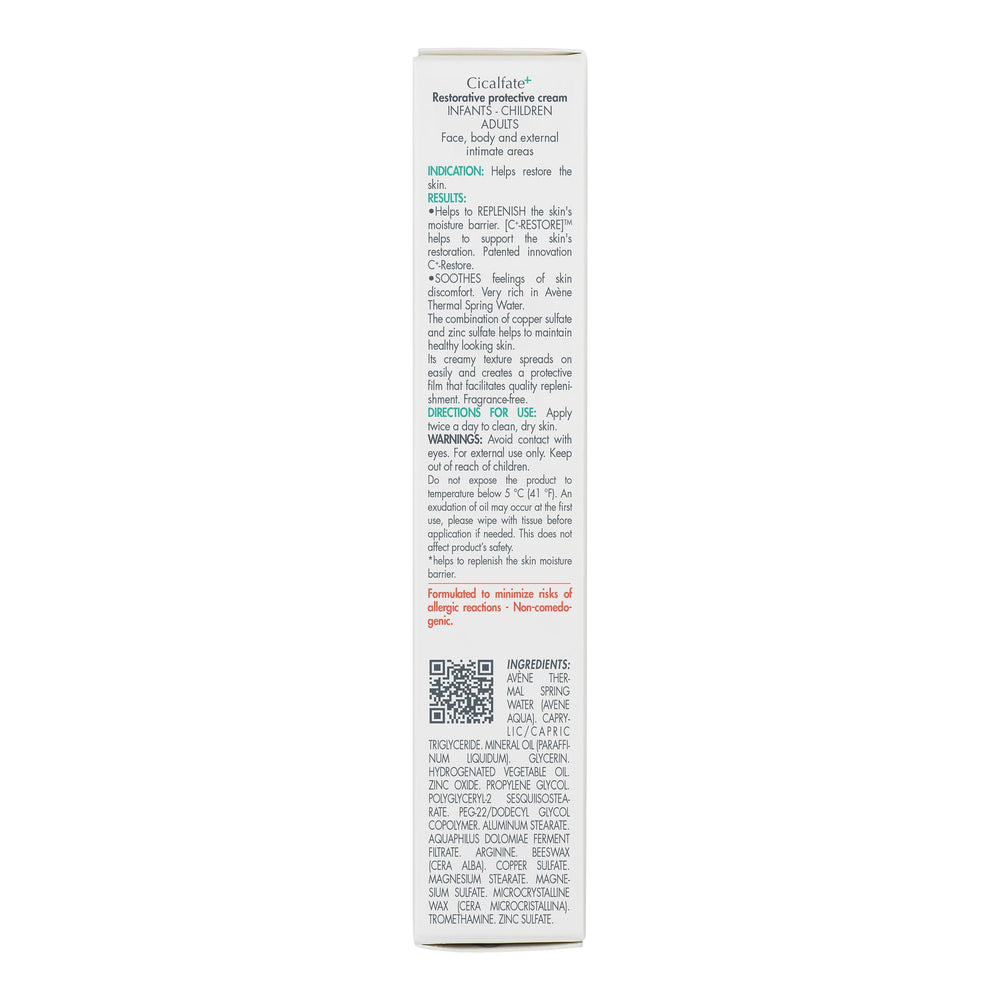 Avène Cicalfate+ tube on bathroom counter as part of a sensitive-skin routine