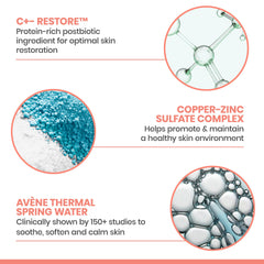 Avène Cicalfate+ cream on hand illustrating rich texture and quick coverage benefit