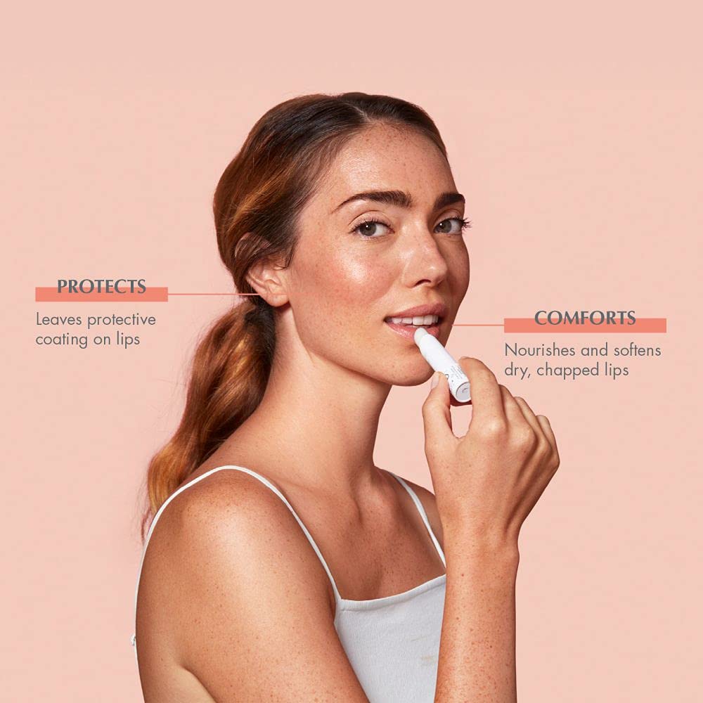 Close-up of Avène tube tip and balm texture highlighting smooth, nourishing consistency