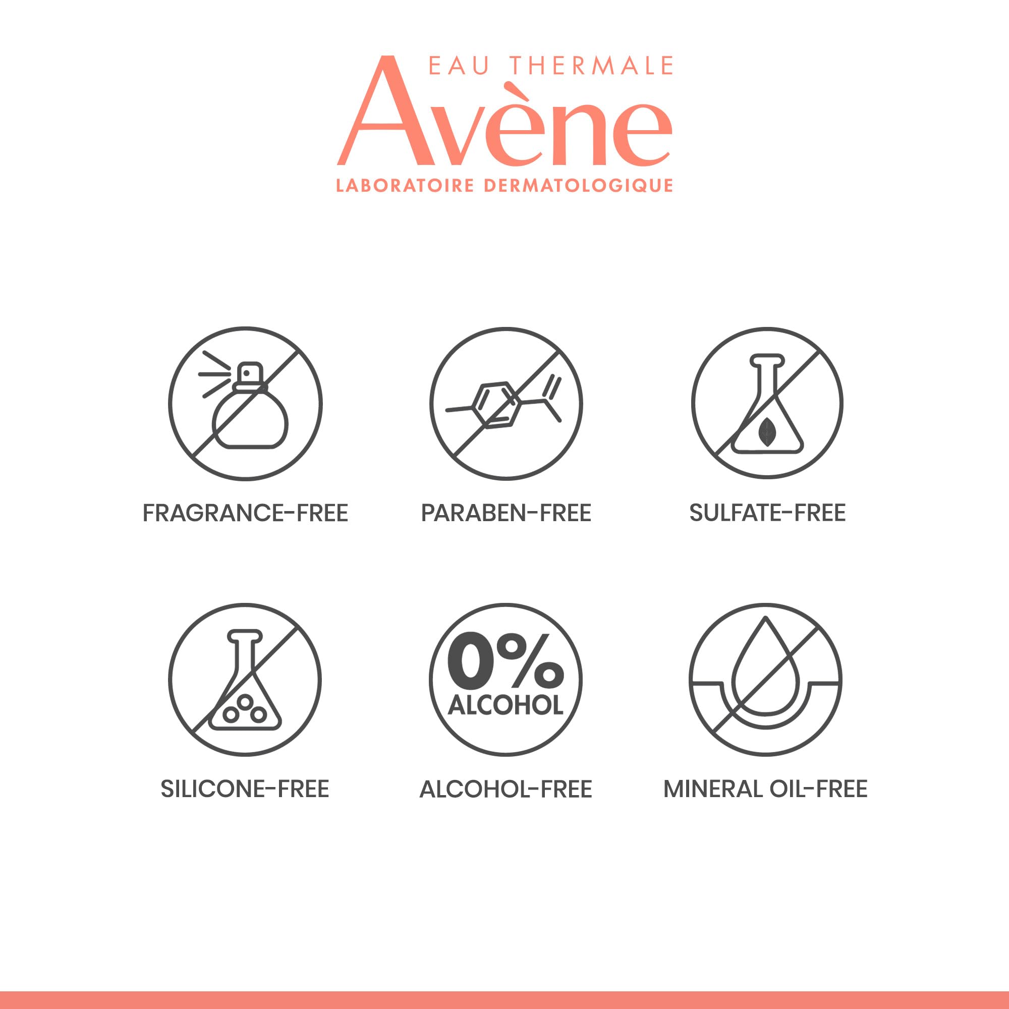 Eau Thermale Avène applied to cheek demonstrating gentle night application and smoothing benefit