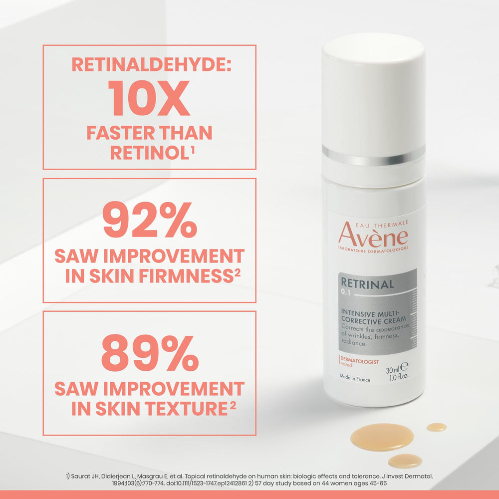 Eau Thermale Avène dispensing pump mid-press demonstrating controlled dosing and hygienic application benefit