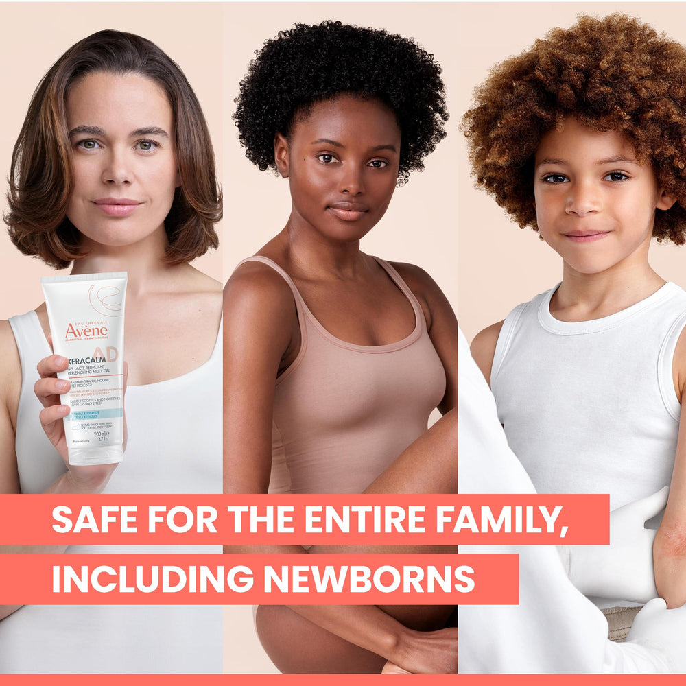 Eau Thermale Avène product label closeup highlighting key ingredients and safety features