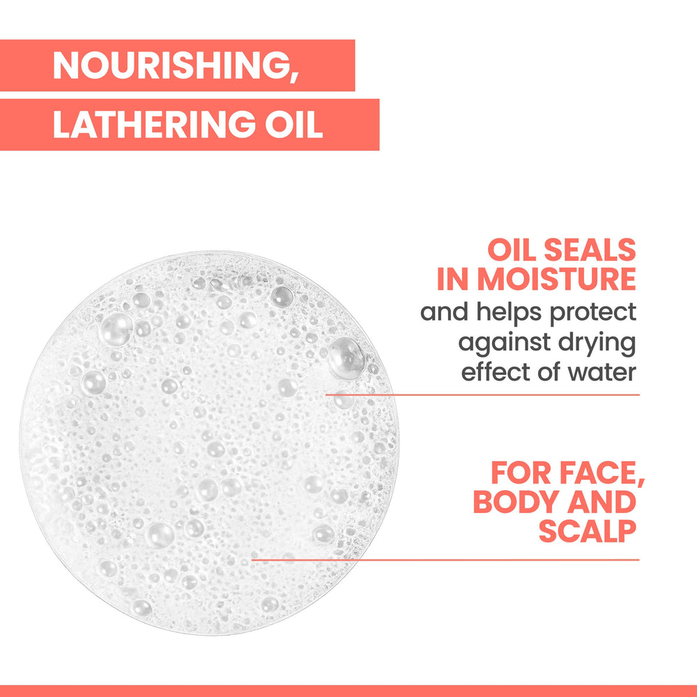 Avène XeraCalm cleansing oil texture close-up showing smooth, non-greasy finish