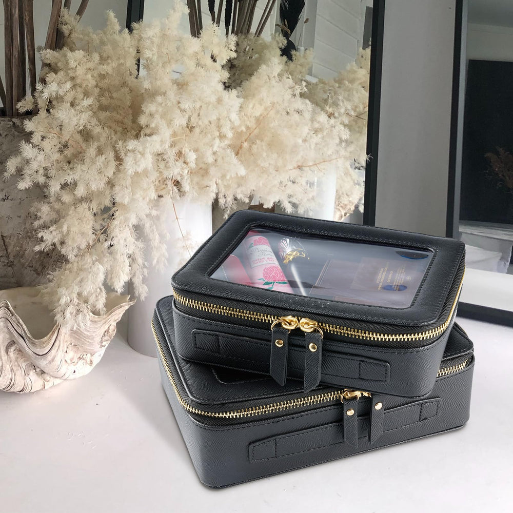 Aveniee shown beside a phone to demonstrate compact size and portability