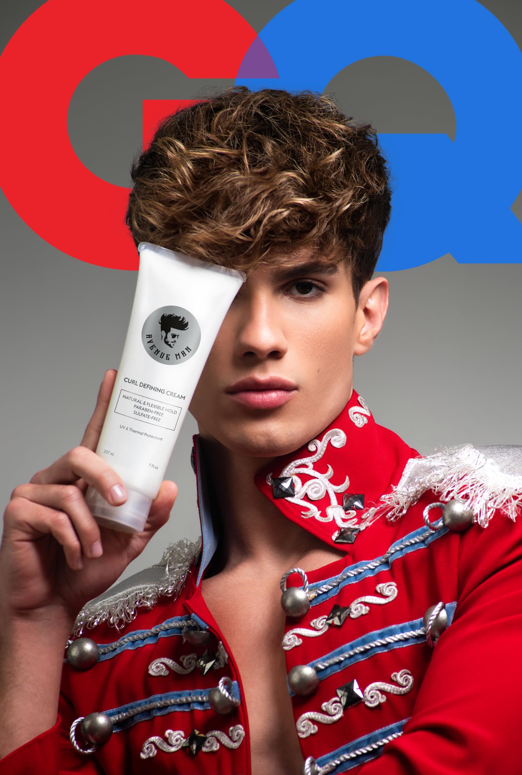 Avenue Man styled curls after use showing defined, touchable hold