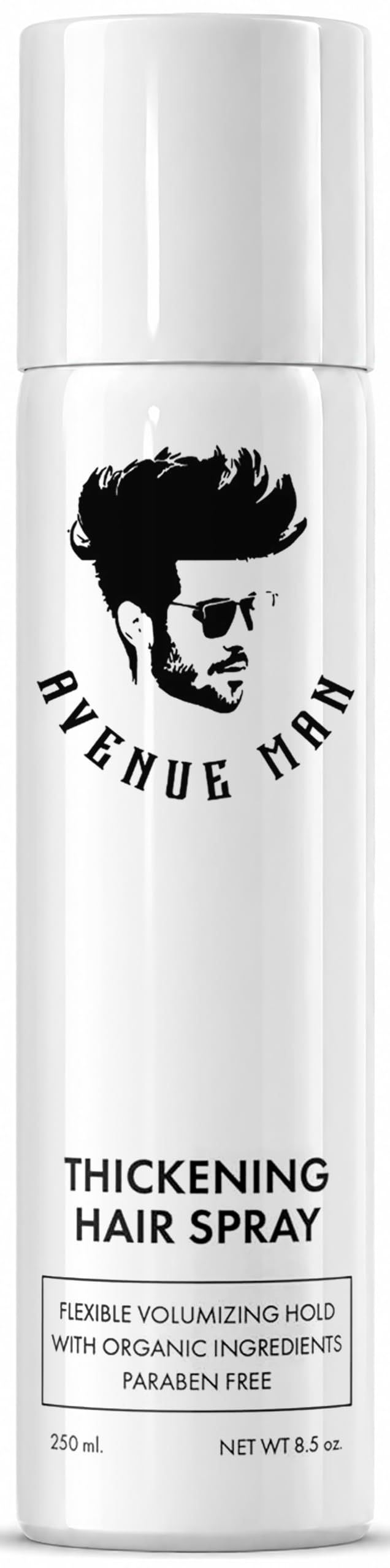 Avenue Man front packaging showing product and branding for instant volume