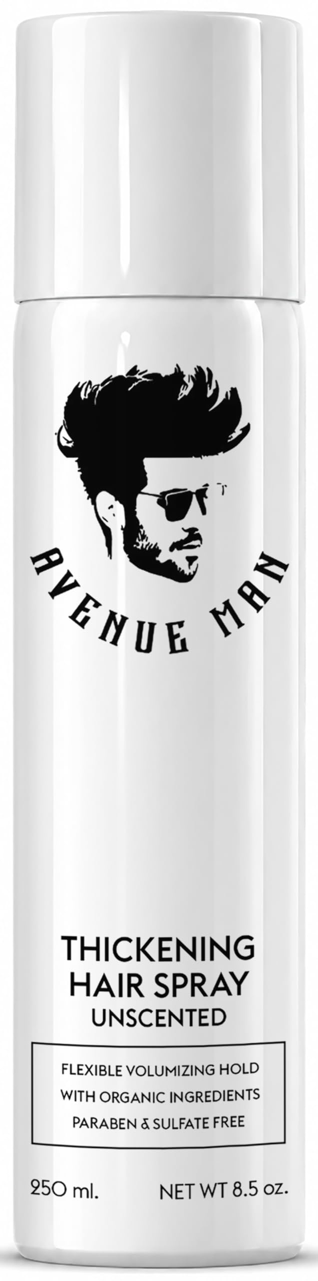 Avenue Man front packaging showing product for instant volume benefit