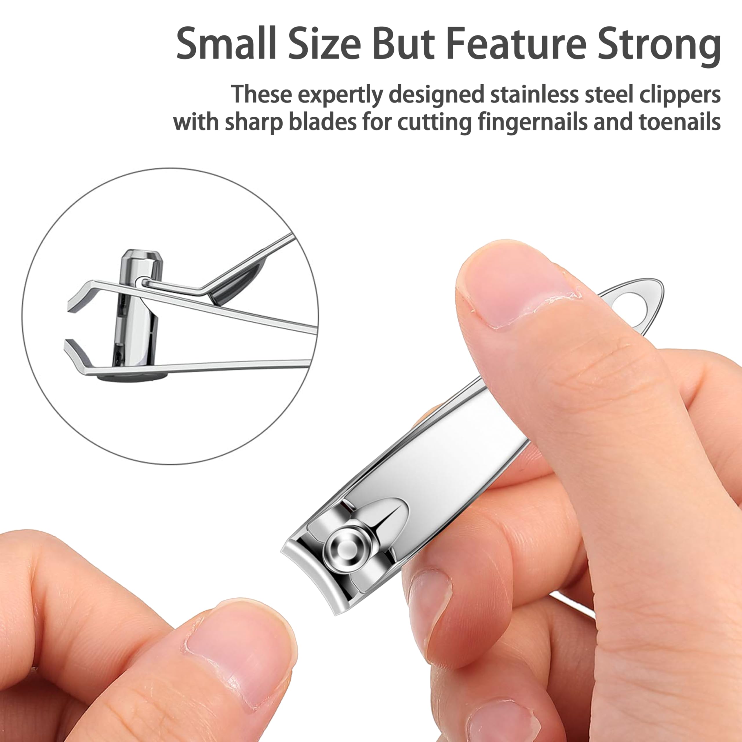 AVERZELLA clipped to keychain for easy travel convenience