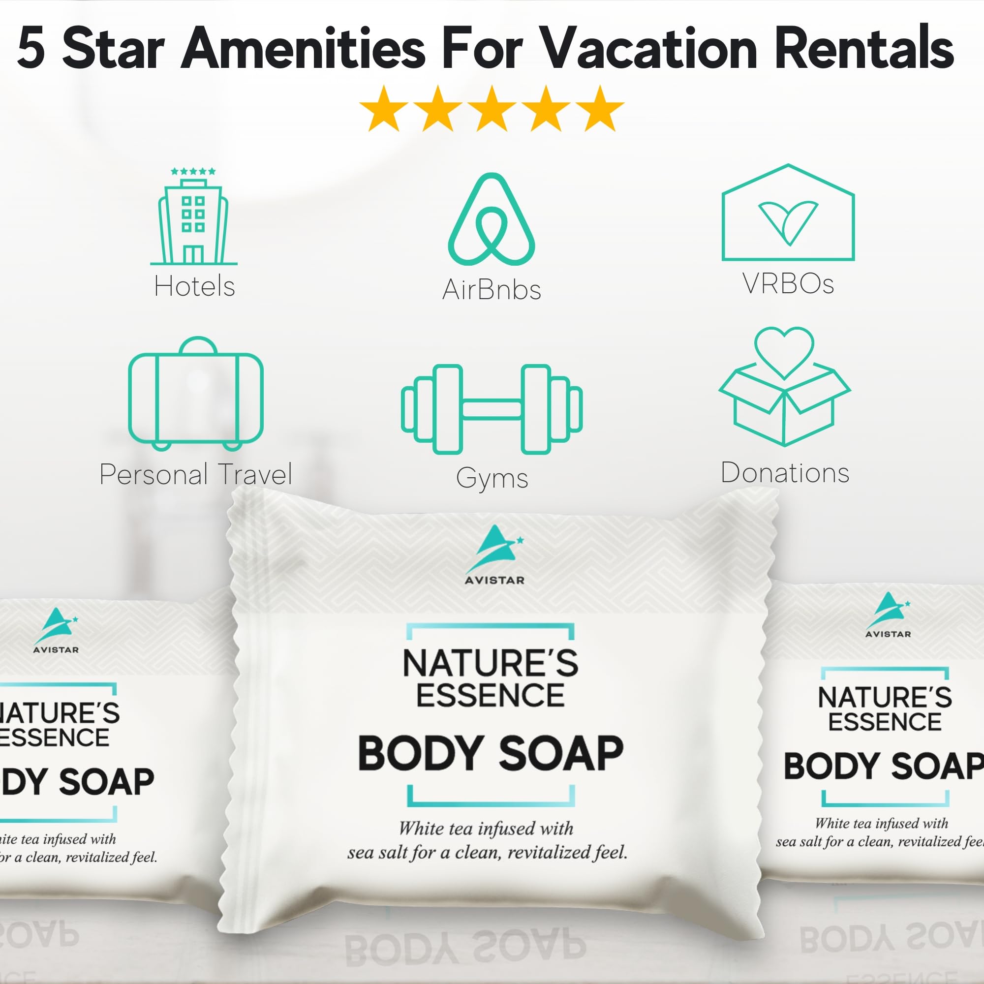 Avistar soap close-up texture highlighting smooth surface and quality