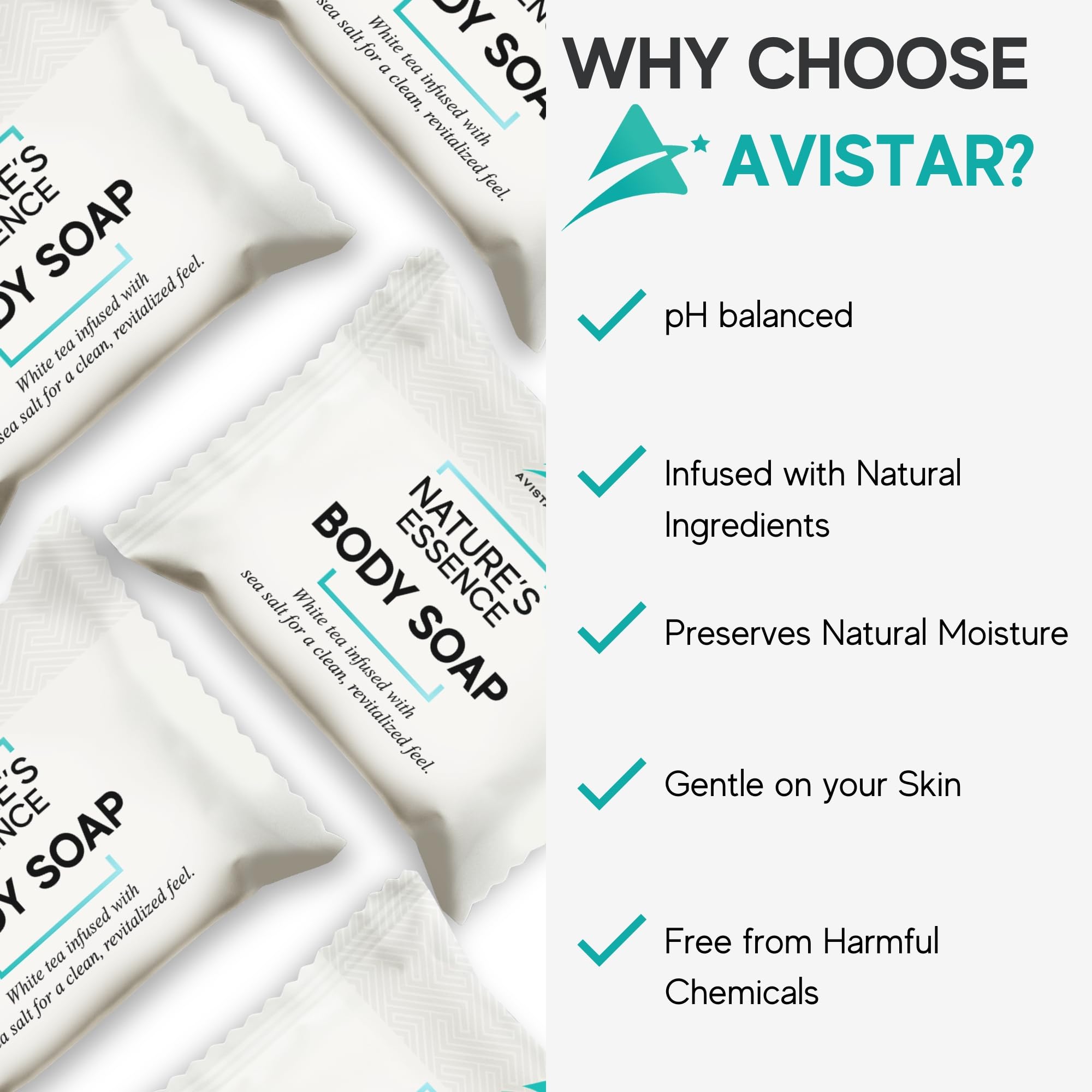 Avistar stacked bulk boxes on shelves illustrating easy storage efficiency