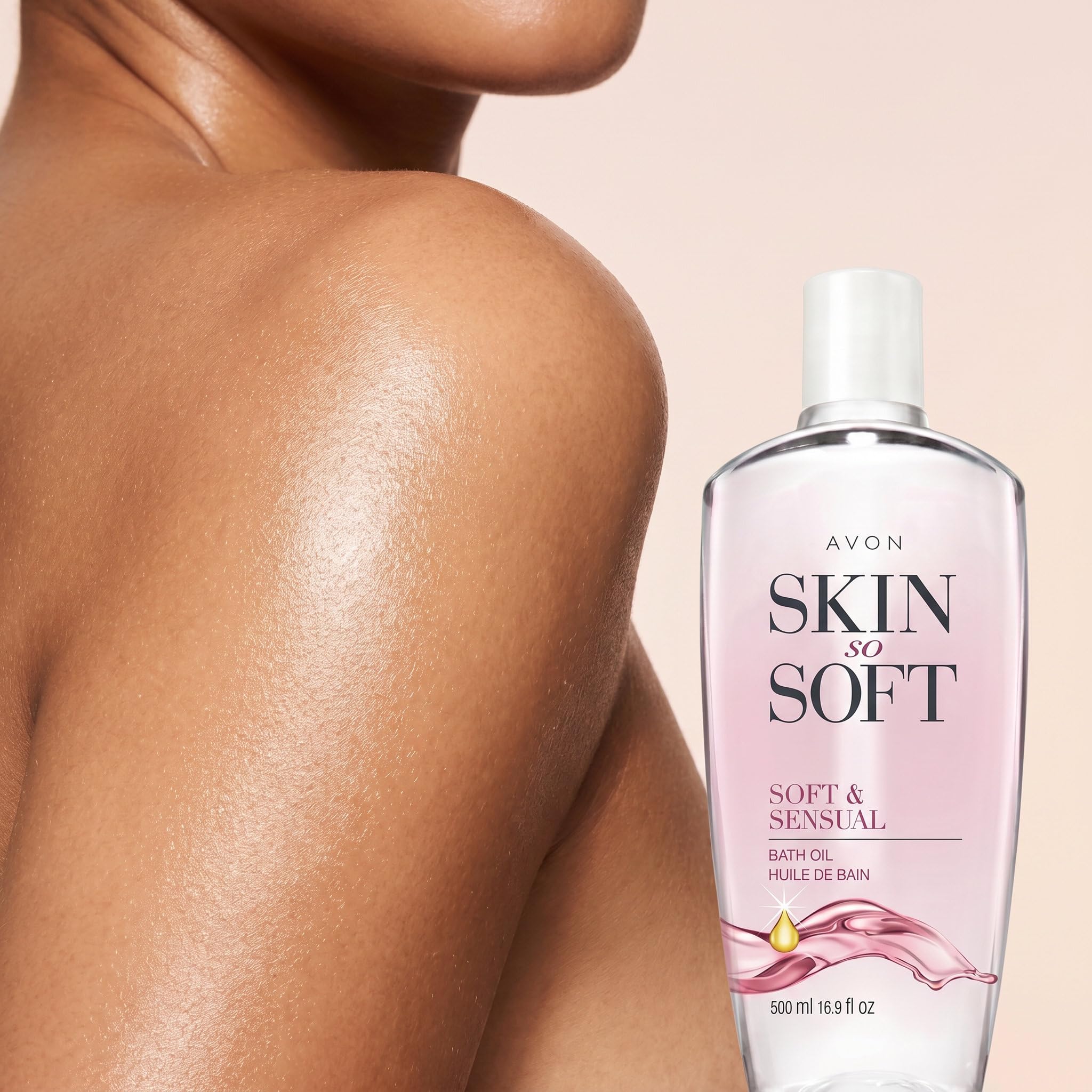AVON application on wet skin illustrating quick absorption benefit