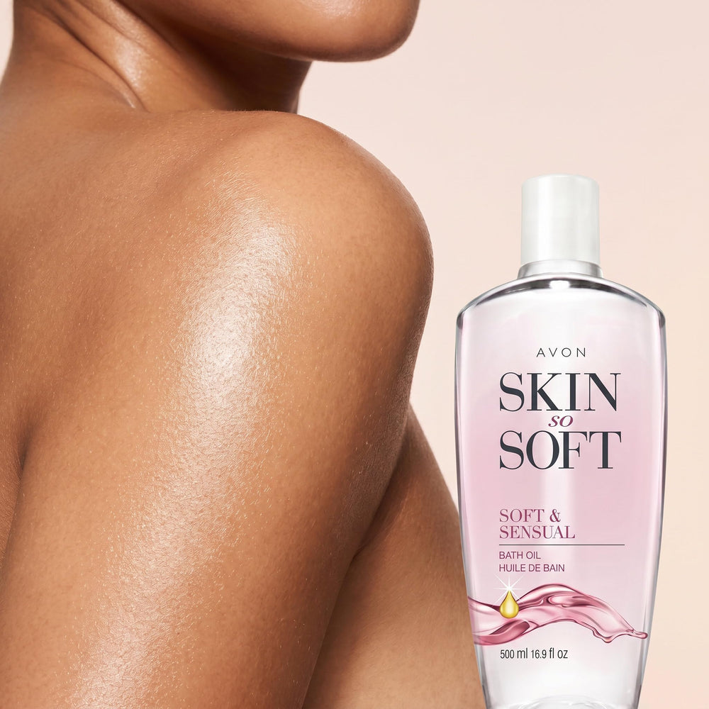 AVON application on wet skin illustrating quick absorption benefit