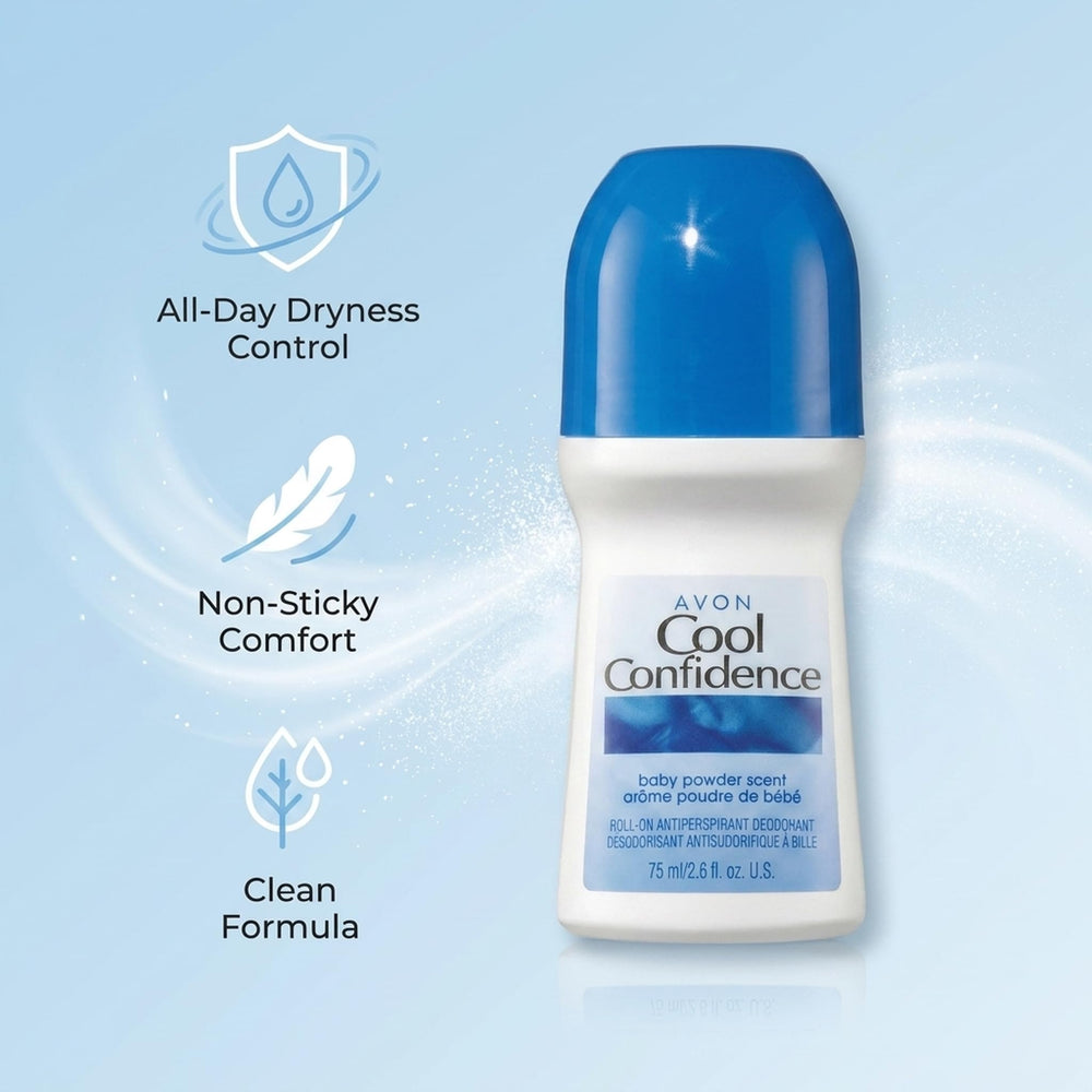 AVON close-up label highlighting product name and long-lasting protection